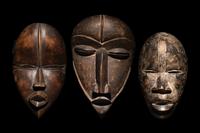 Three Dan Wood Masks