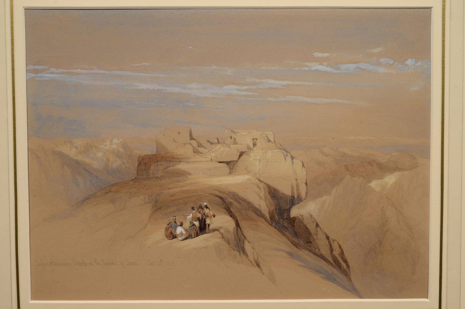 Christian and Mohammedan Chapels on the Summit of Mount Sinai [Gabal Musa]