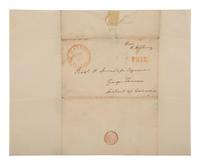[POLITICS]. 3 letters signed by R.B. TANEY, Henry CLAY, and Daniel WEBSTER.