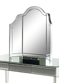 A Nancy Corzine Harlow Mirrored Dressing Table and Mirror