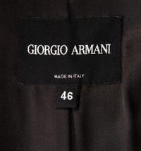 Giorgio Armani Trimmed Fur and Leather Coat