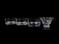 Four William Yeoward Glass Bowls