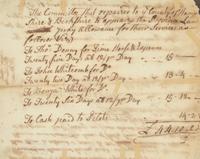 Hancock, John. Autograph Document, signed