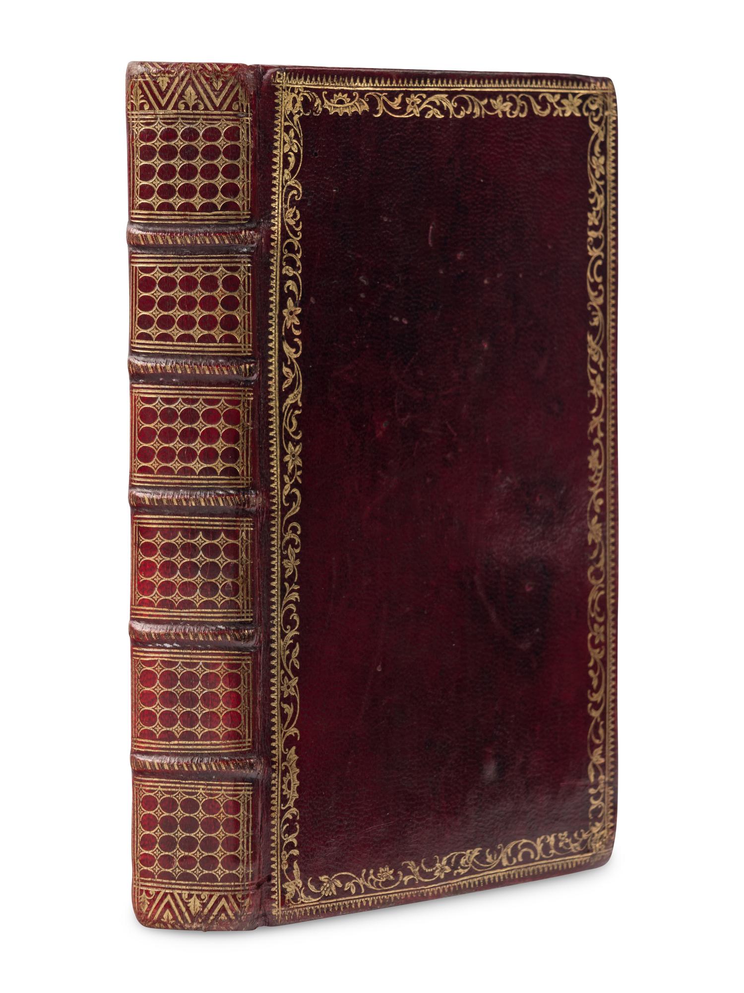 [BOOK OF COMMON PRAYER, English]. The Book of Common Prayer ... [ Bound with :] STERNHOLD, Thomas and John HOPKINS. The Whole Book of Psalms, Collected into English Metre . Cambridge: J. Baskerville and B. Dod, 1762; Birmingham: John Baskerville, 1762.