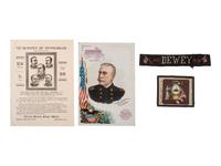 [SPANISH AMERICAN WAR] Miscellaneous souvenirs and photographs from one of the shortest declared wars in America.
