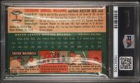 A 1954 Topps Ted Williams Baseball Card No. 1 (PSA 3 VG) from The Collection of David Eisenhower
