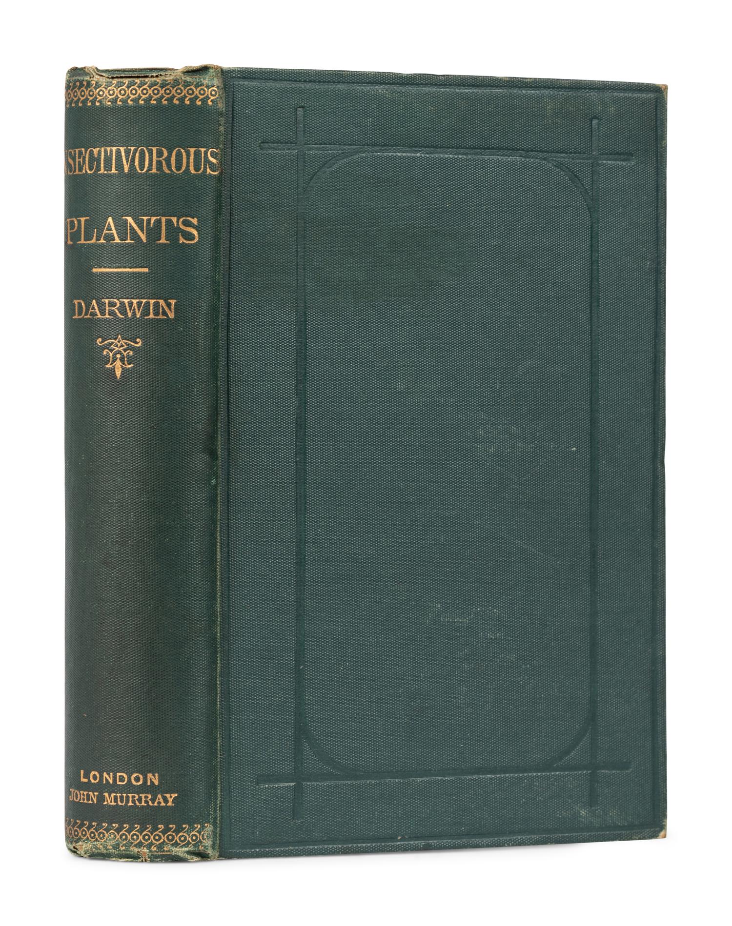 DARWIN, Charles (1809-1882). Insectivorous Plants . London: John Murray, 1875.