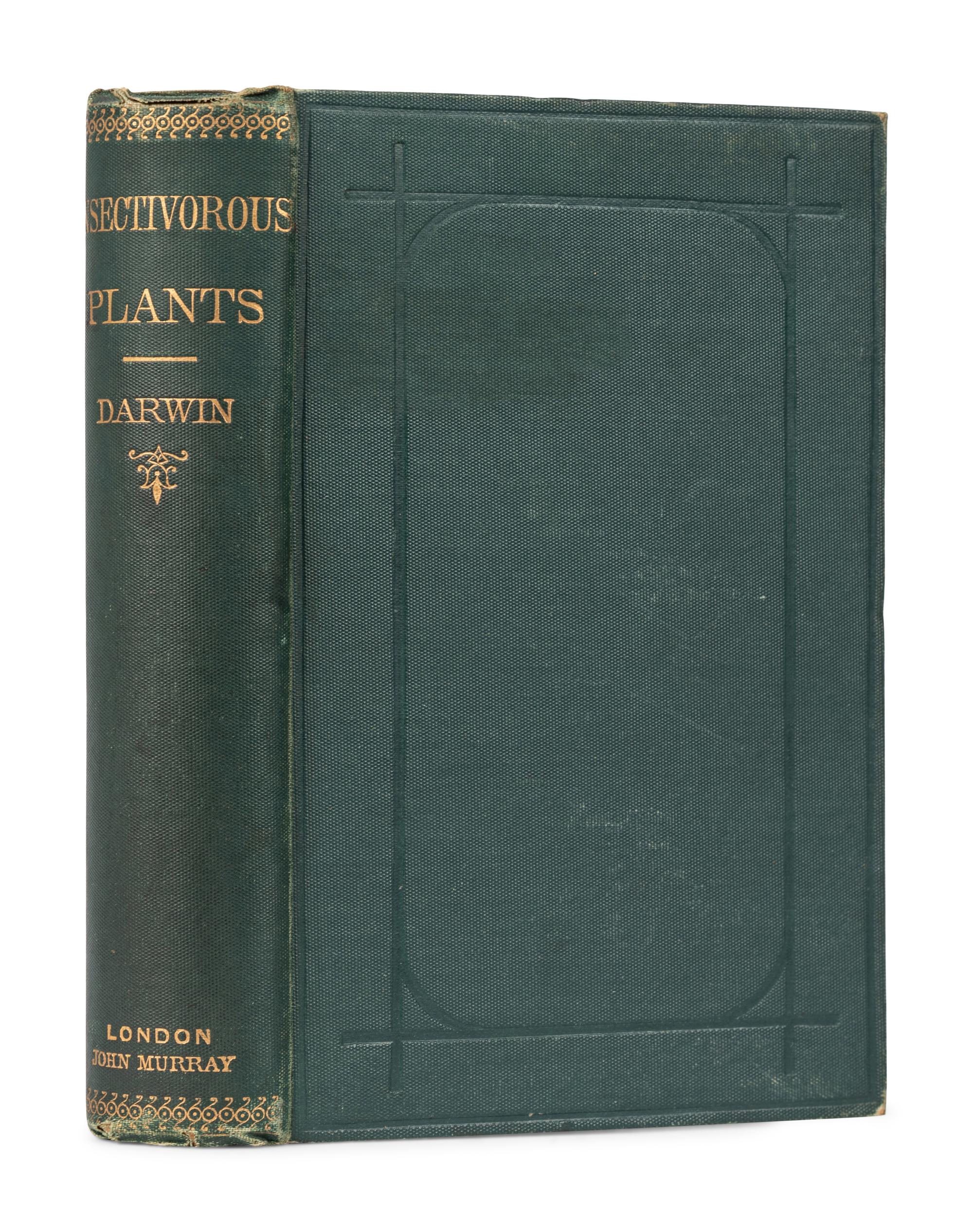 DARWIN, Charles (1809-1882). Insectivorous Plants . London: John Murray, 1875.