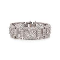 ART DECO, PLATINUM AND DIAMOND BRACELET