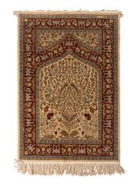 A Hereke Silk Rug