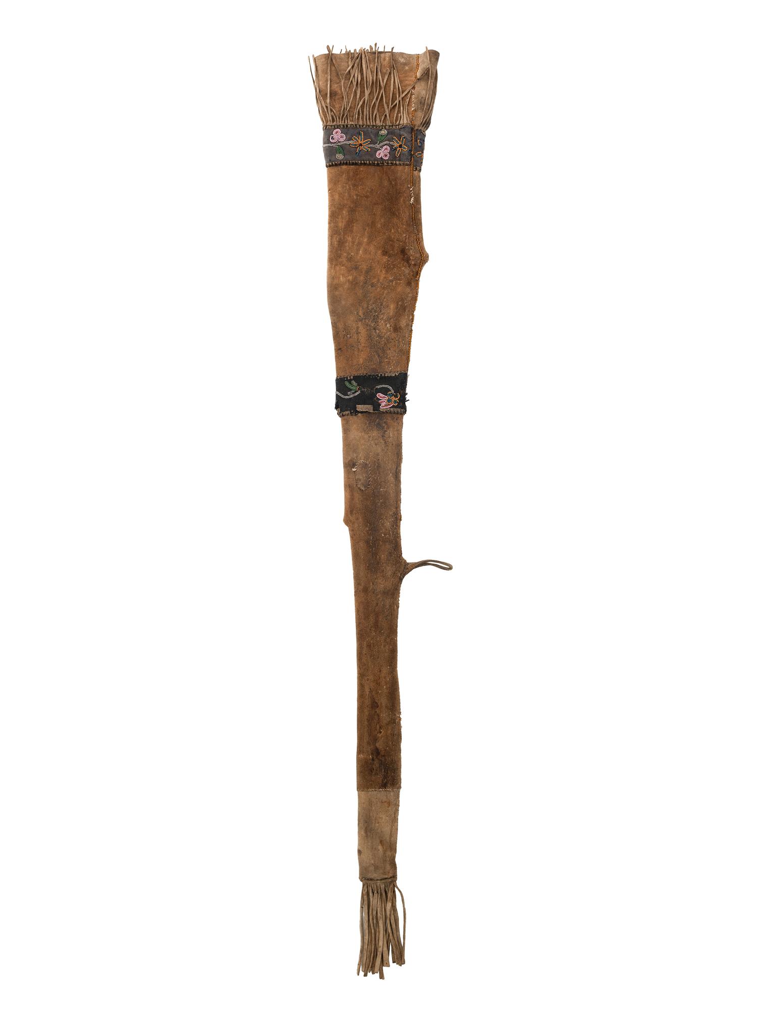 Athabaskan Smoke Tanned Hide Rifle Case