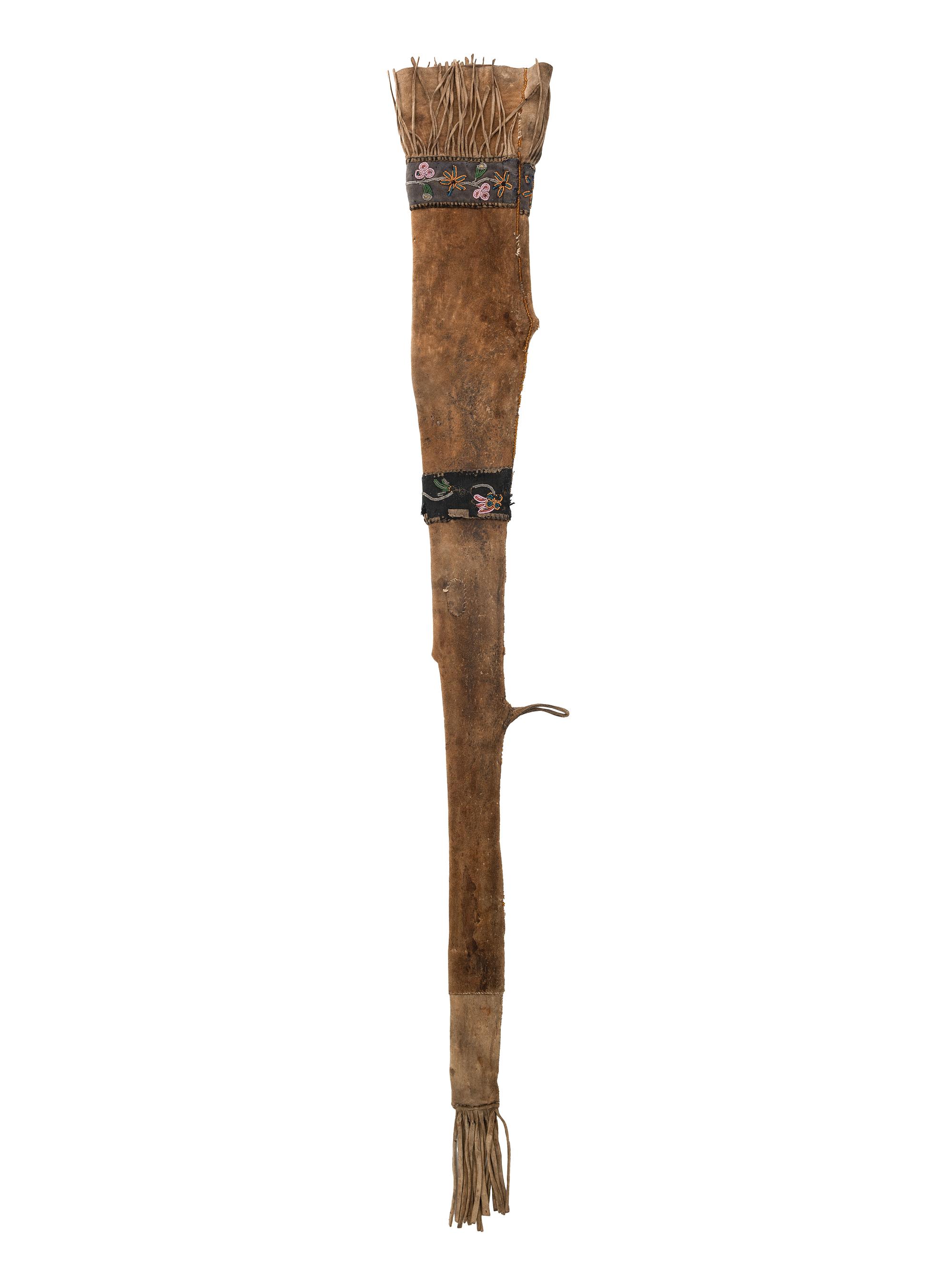 Athabaskan Smoke Tanned Hide Rifle Case