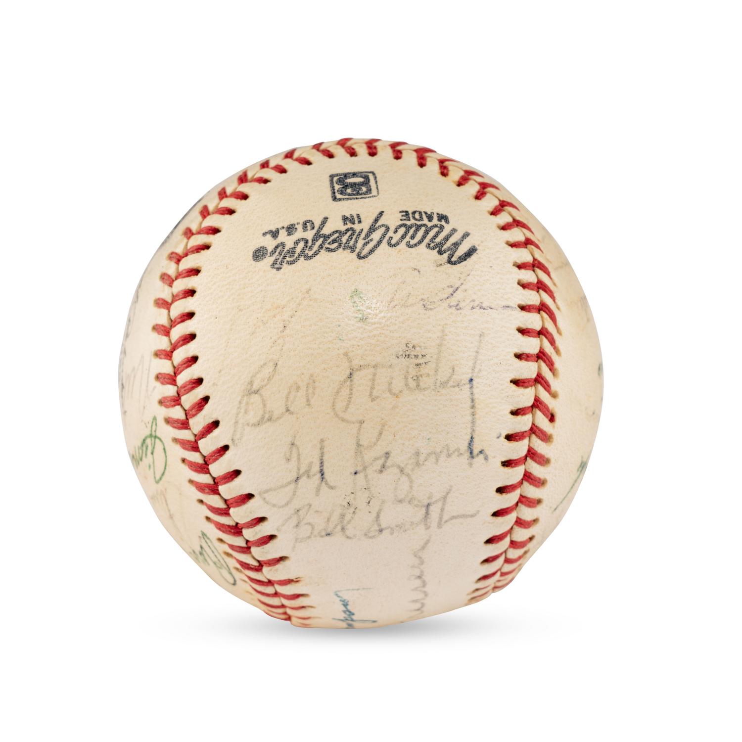 A 1962 Toronto Maple Leafs Team Signed Autograph Baseball