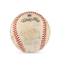 A 1962 Toronto Maple Leafs Team Signed Autograph Baseball