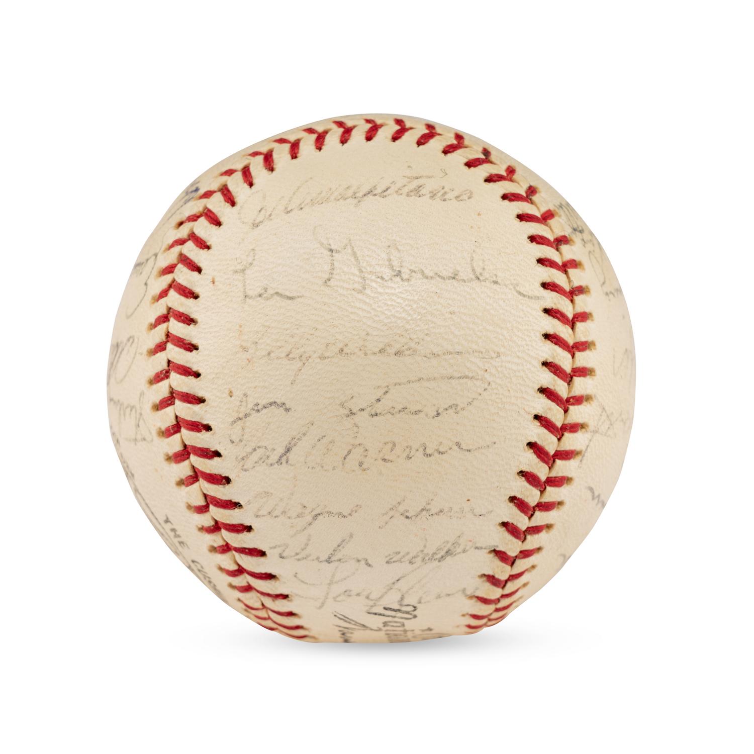 A 1964 Chicago Cubs Team Signed Autograph Baseball