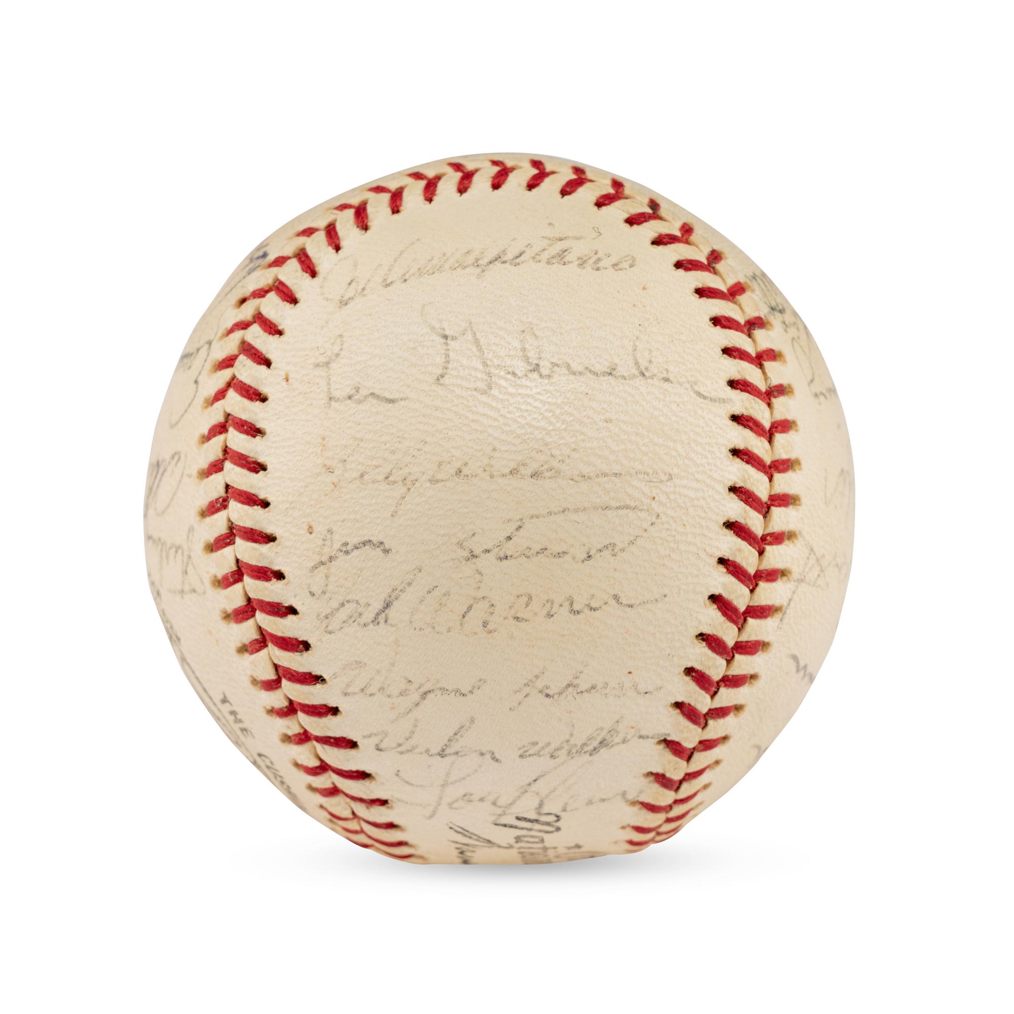 A 1964 Chicago Cubs Team Signed Autograph Baseball