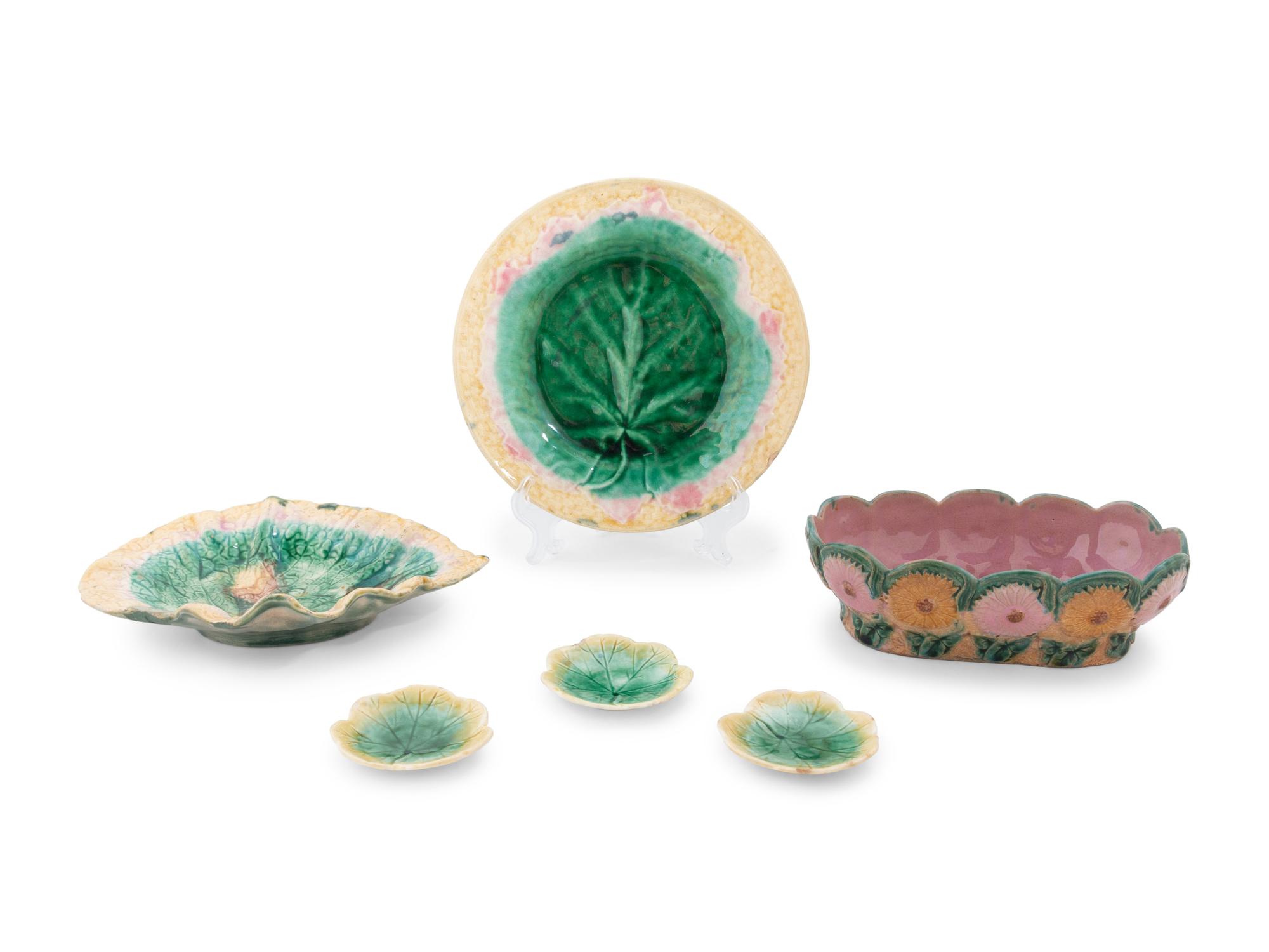 A Group of Ten Etruscan Majolica Articles