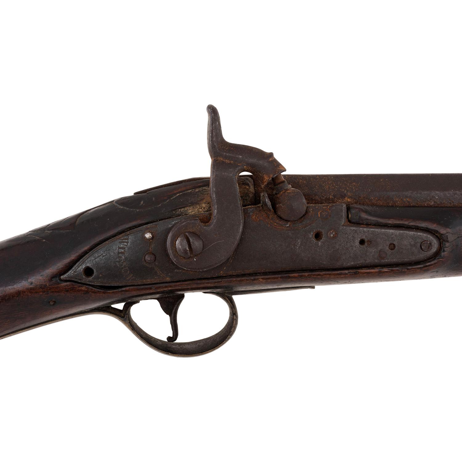 Early Production Percussion Altered Trade Gun by Wilson