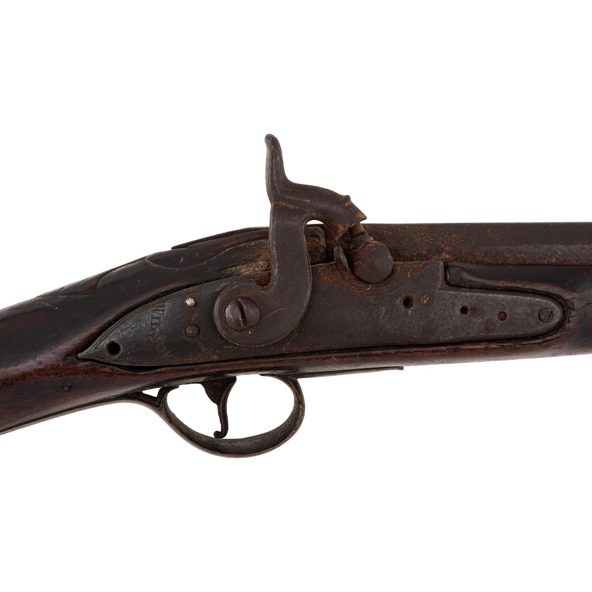 Early Production Percussion Altered Trade Gun by Wilson