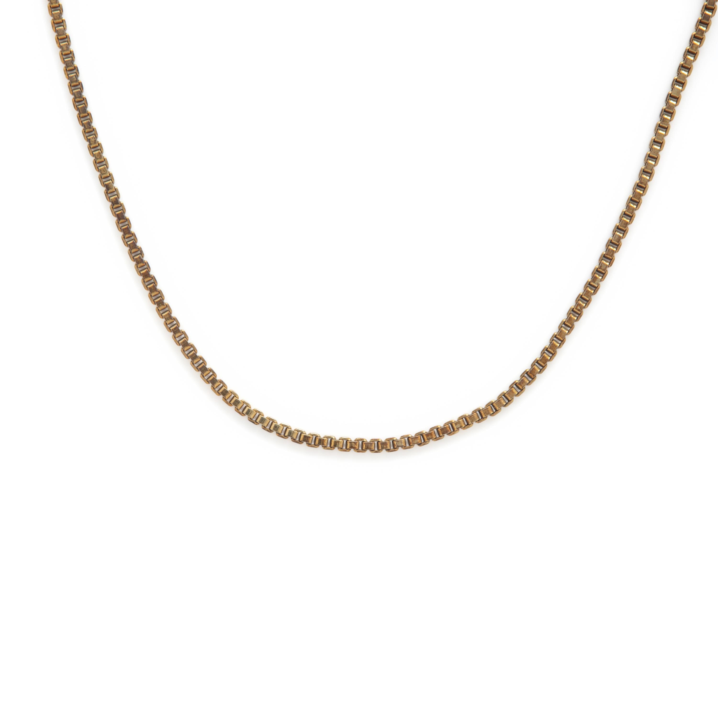 Yellow Gold Chain Necklace