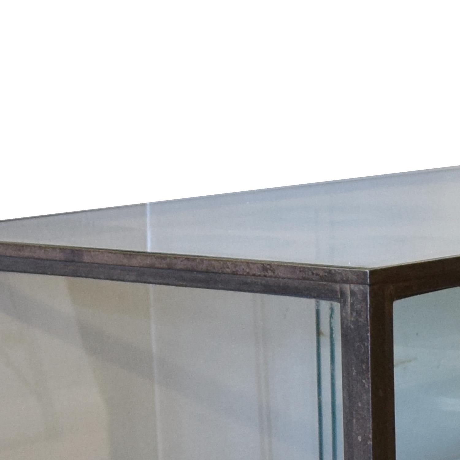 An Iron and Glass Display Case by Jose Thenee 47" D x 17.5" D x 34" H — Argentina, Circa 1930