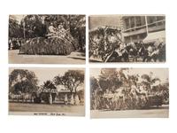 [EPHEMERA]. 78 RPPCs & photographs of parades, sideshows, and fairs.