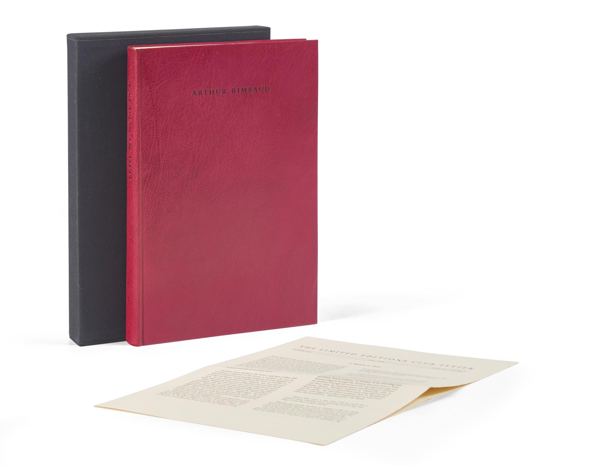 [Art] [Mapplethorpe, Robert] Rimbaud, Arthur. A Season in Hell