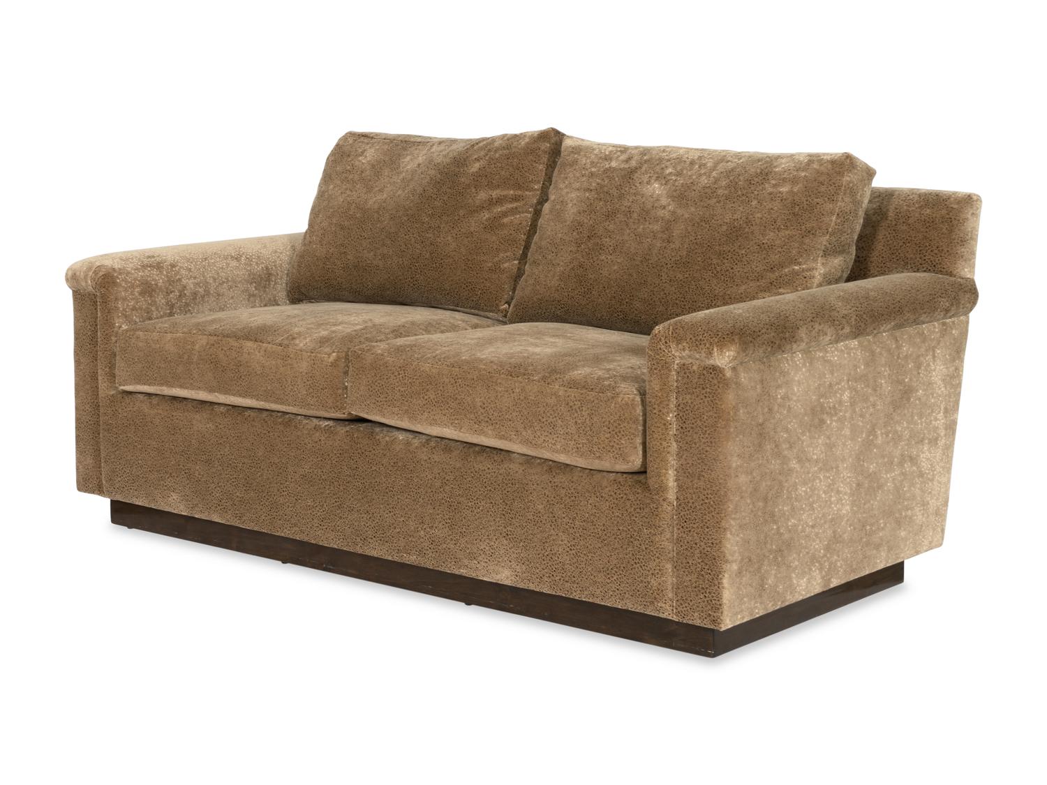 An A. Rudin No. 2766 Two-Cushion Sofa
