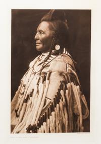 Edward Sheriff Curtis, (American, 1868-1952), three photogravuresShot in the Hand-Apsaroke Plate 133, Arikara Medicine Fraternity Plate