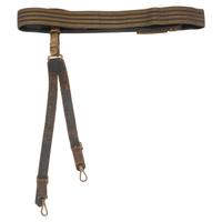 Indian Wars Era Officer's Sword Belt with Detachable Sword Hangers
