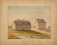 A Nazareth Hall sketchbook Nazareth, PA, dated November 18, 1854 to May 1855