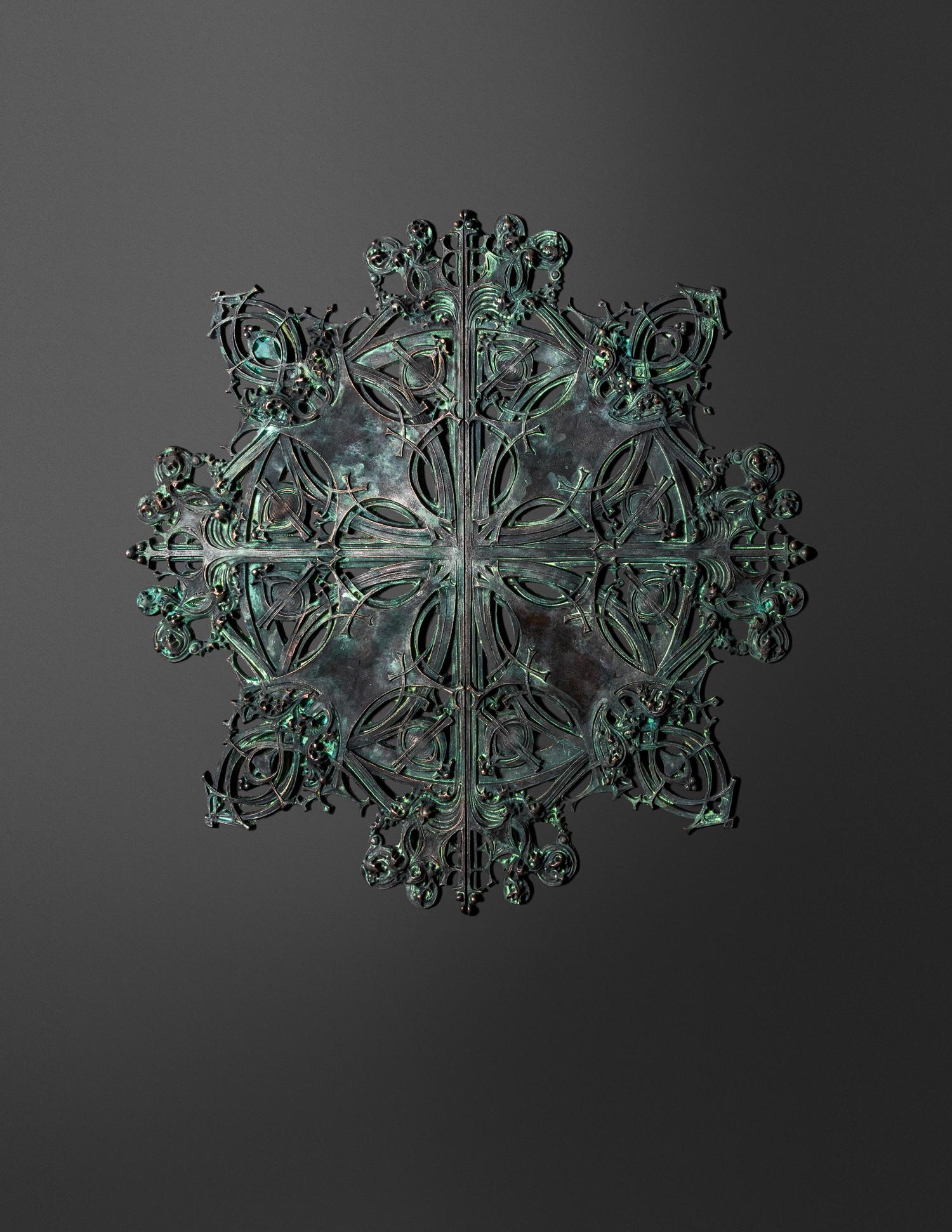 Elevator Door Medallion from the Schlesinger & Mayer Store, Chicago, Illinois, c. 1893 Winslow Brothers Foundry, USA