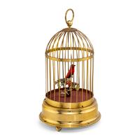 A German Brass Singing Bird Automaton