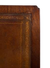 An Oversized Georgian Style Mahogany Writing Desk or Library Table