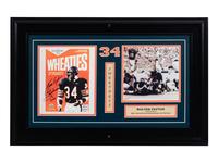 A Group of Walter Payton Decorative Items Formerly Displayed at Mike Ditka's Restaurant