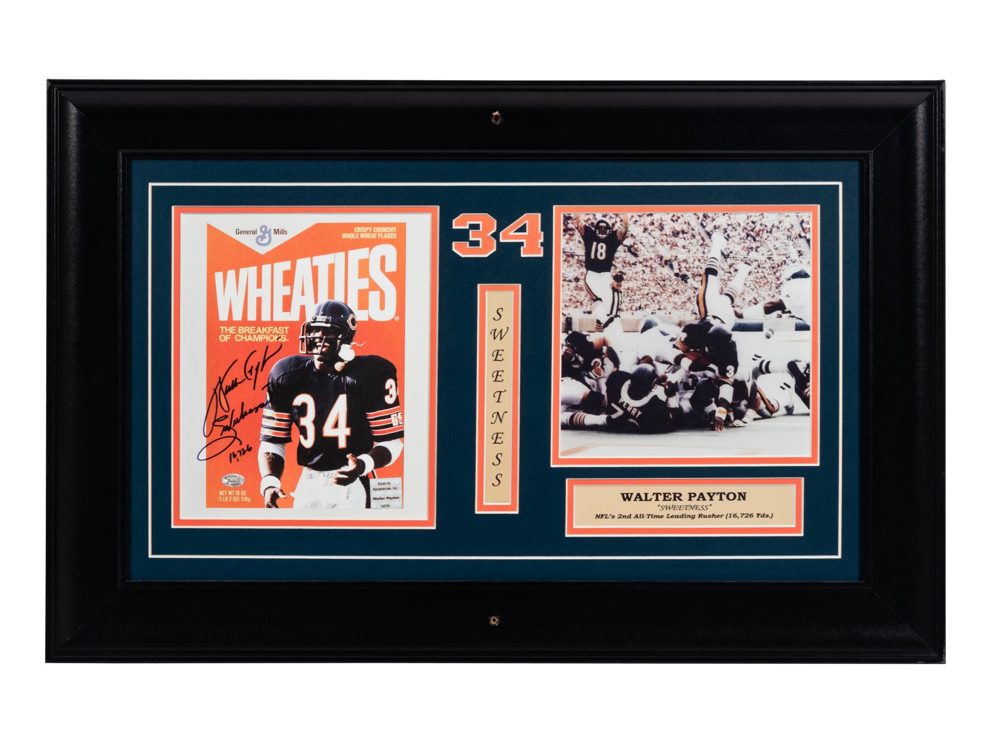 A Group of Walter Payton Decorative Items Formerly Displayed at Mike Ditka's Restaurant