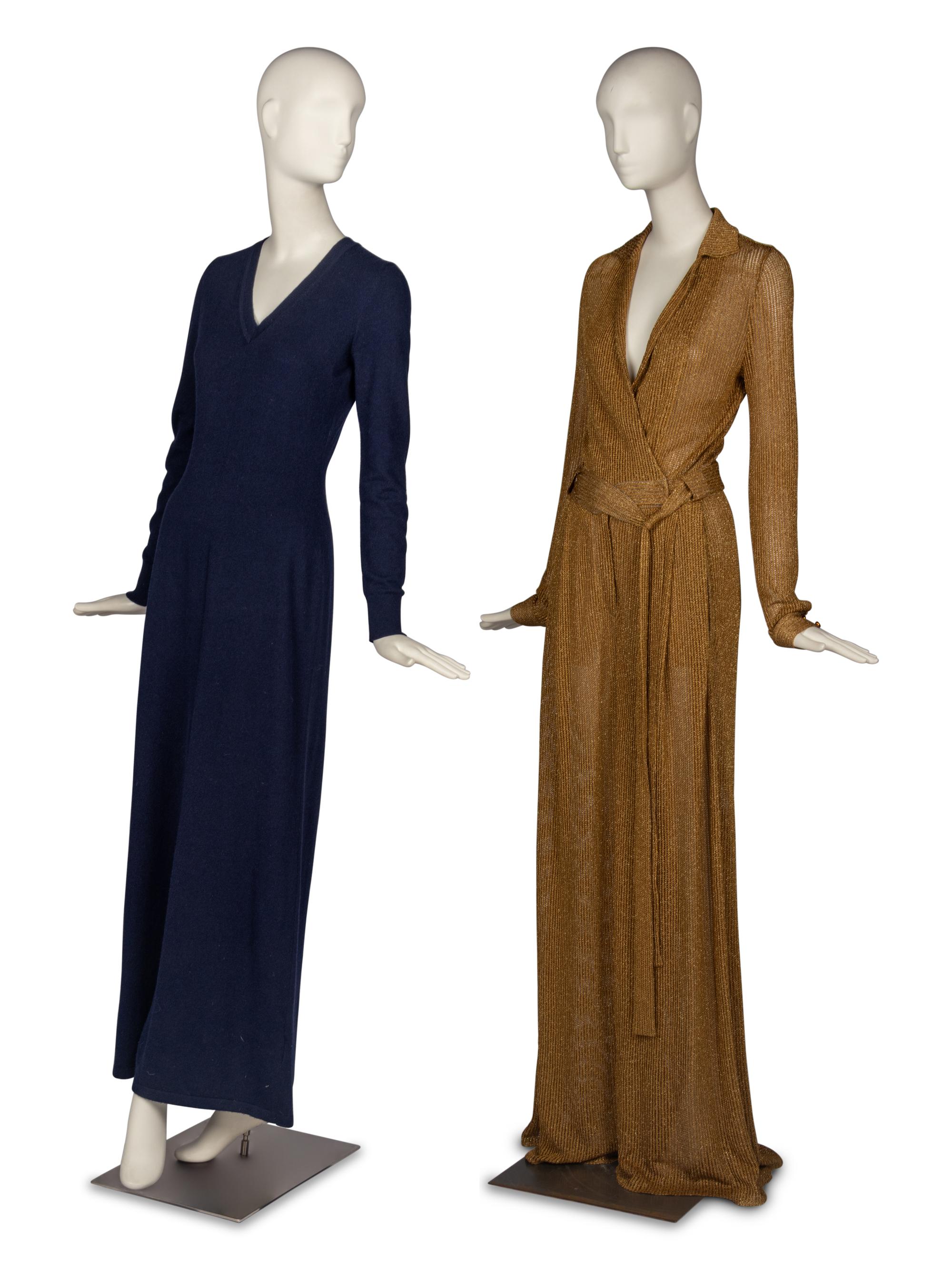 Two Knit Items, Oscar de la Renta Dress and Missoni Jumpsuit