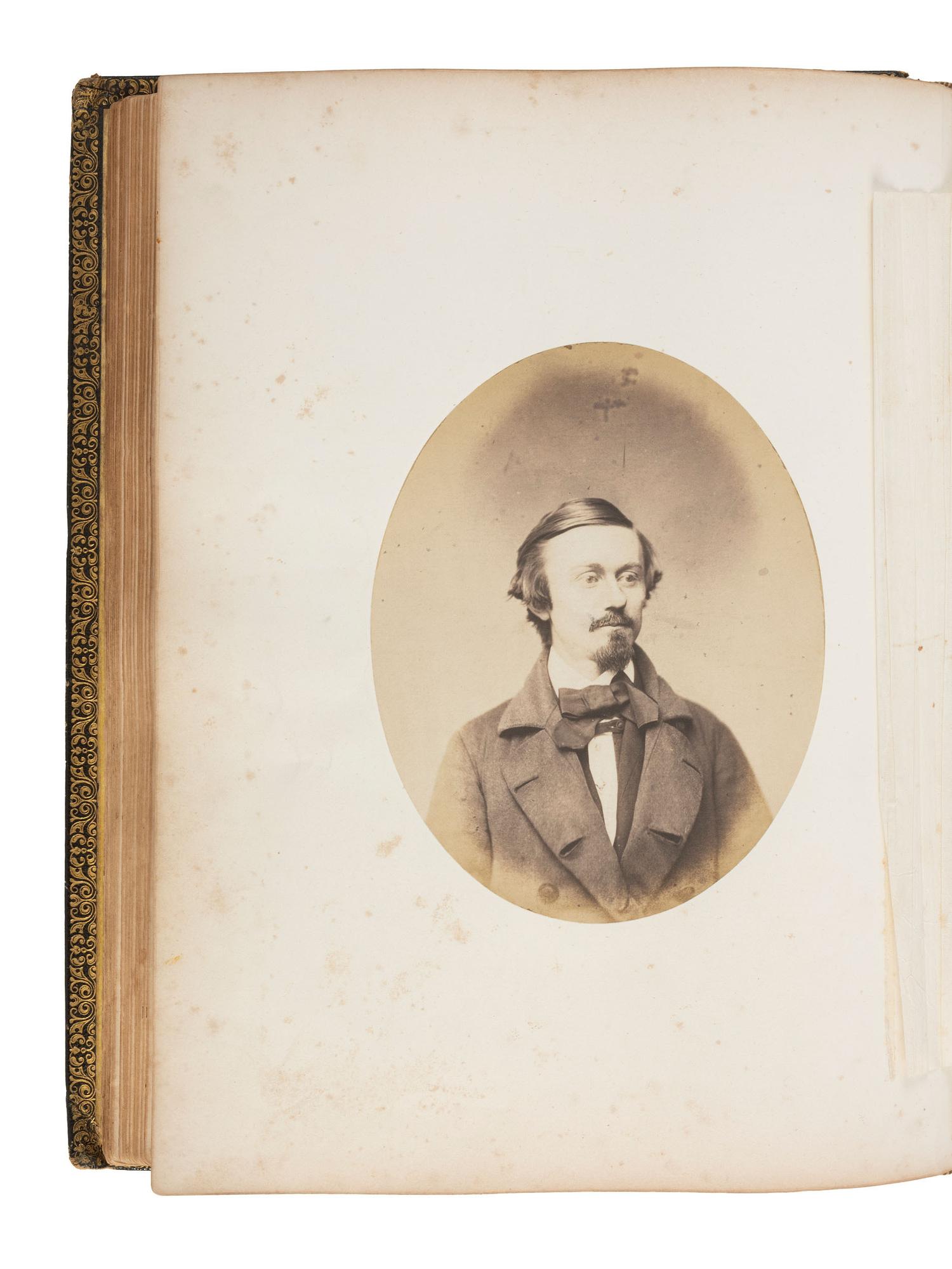 Photo-Illustrated Books & Photography Albums Portraits of the Class of 1858, of Amherst College, Amherst, Mass . Springfield: D.B. Spooner & Co., Photographers, 1858. Including pre-war portraits of Union officers.