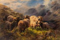 Collecting the Flock, Perthshire , 1906