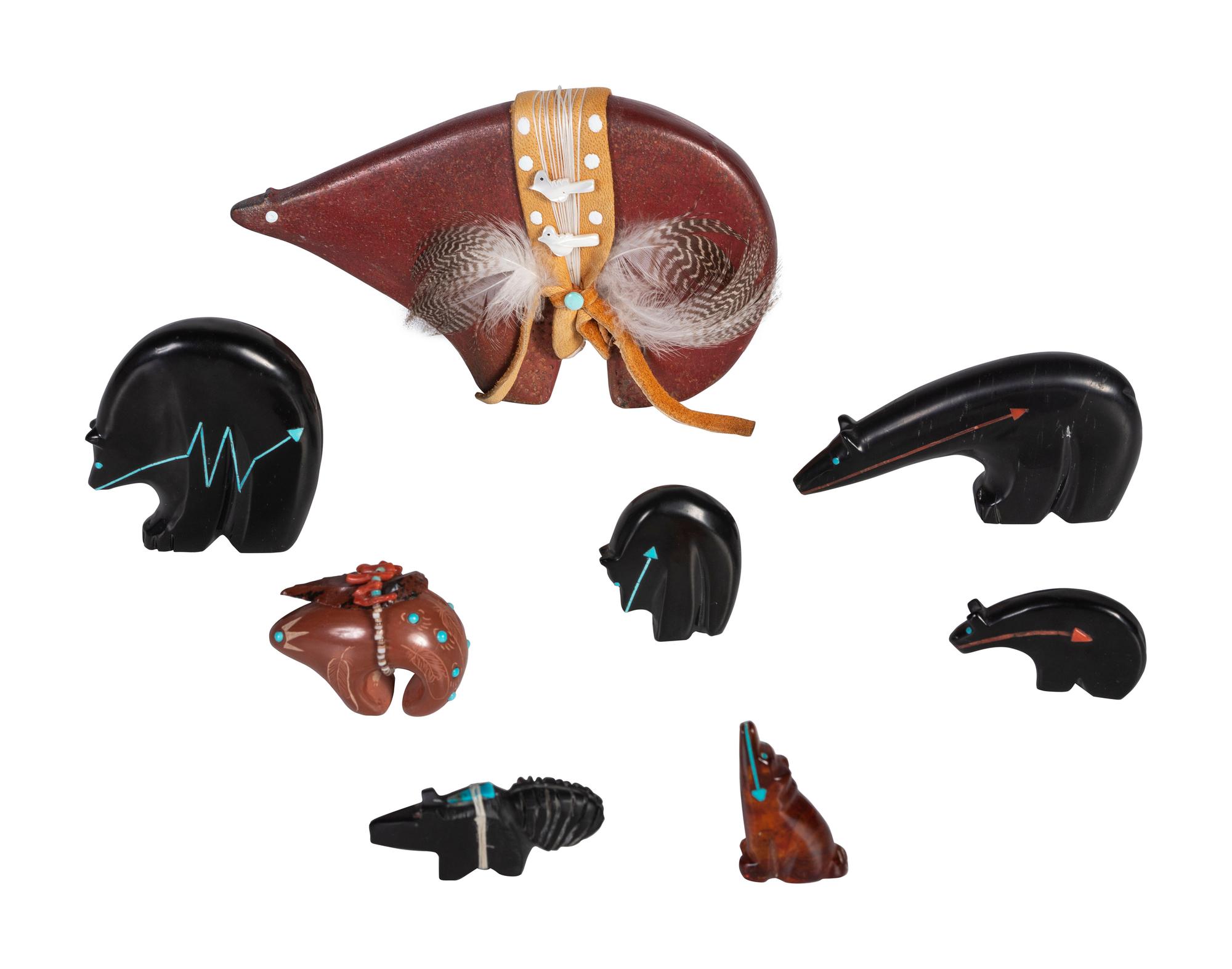 Group of Fetishes from Assorted Materials