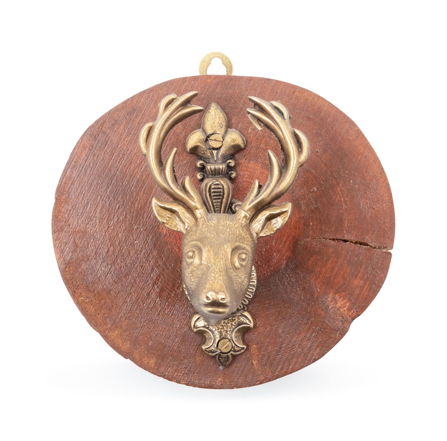 Four Bronze Elk Mounts