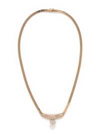 YELLOW GOLD AND DIAMOND NECKLACE