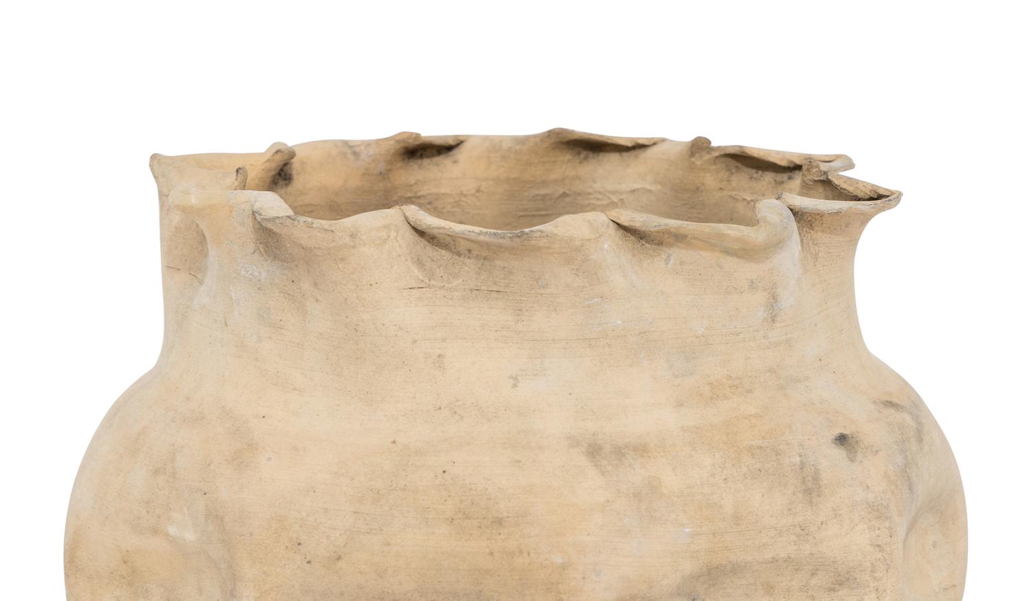 Vase with Pinched Rim