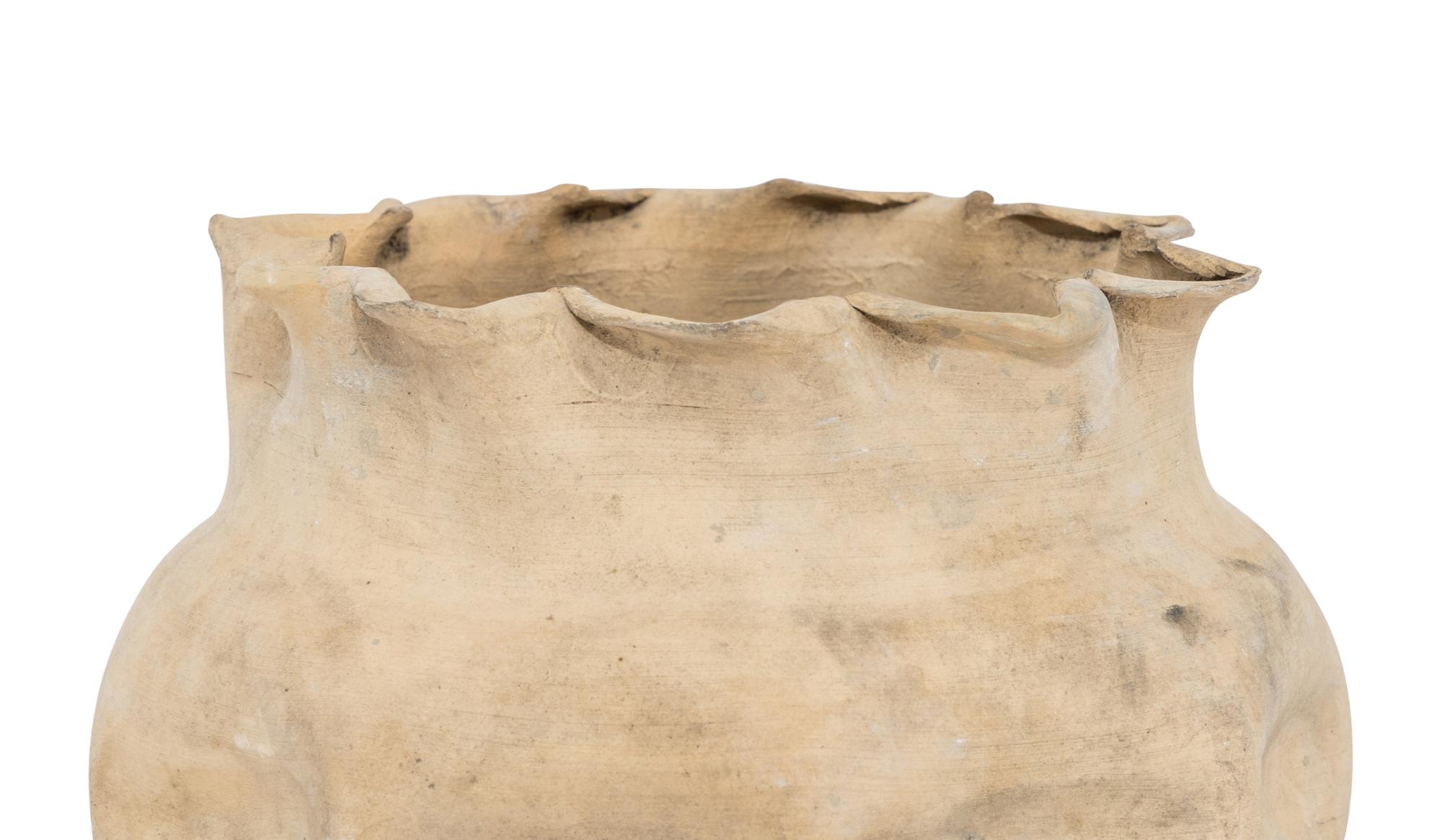 Vase with Pinched Rim