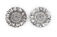 A Pair of Portuguese Silver Salt Cellars