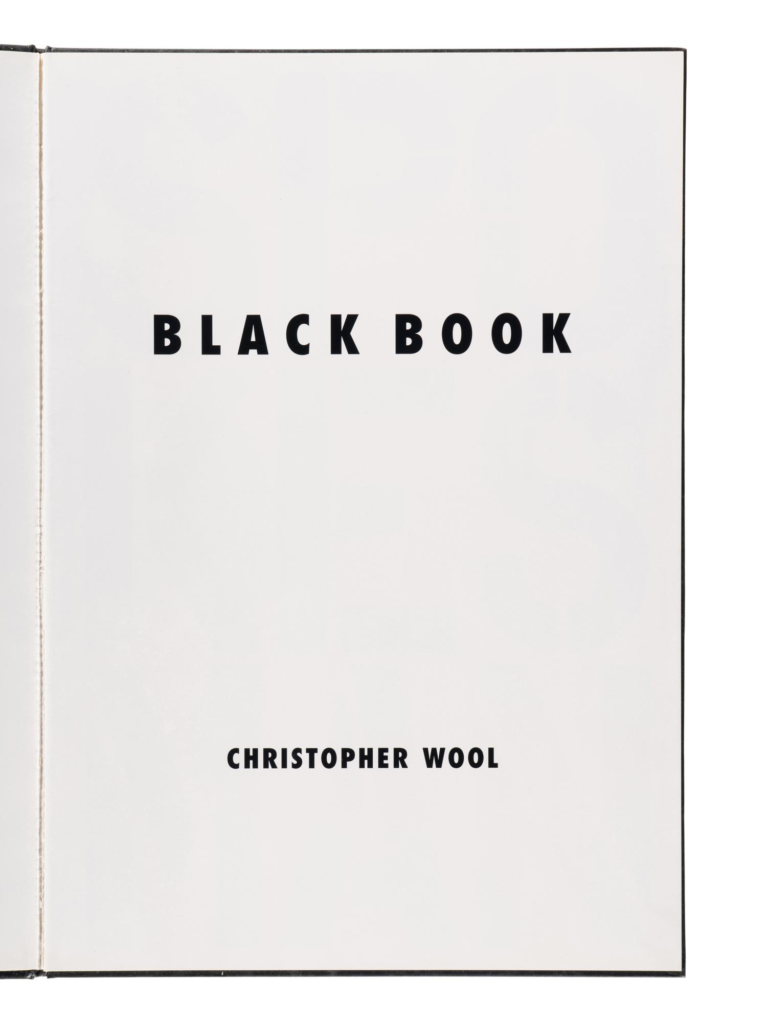 Black Book (complete set of 17 offset lithographs, with title and justification pages), 1989