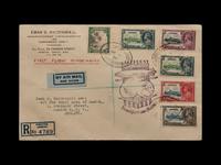 [FLIGHT COVER] JAMAICA. 1936. First North American Hindenburg Flight (Seiger 409S; AAMC Z-404 var).