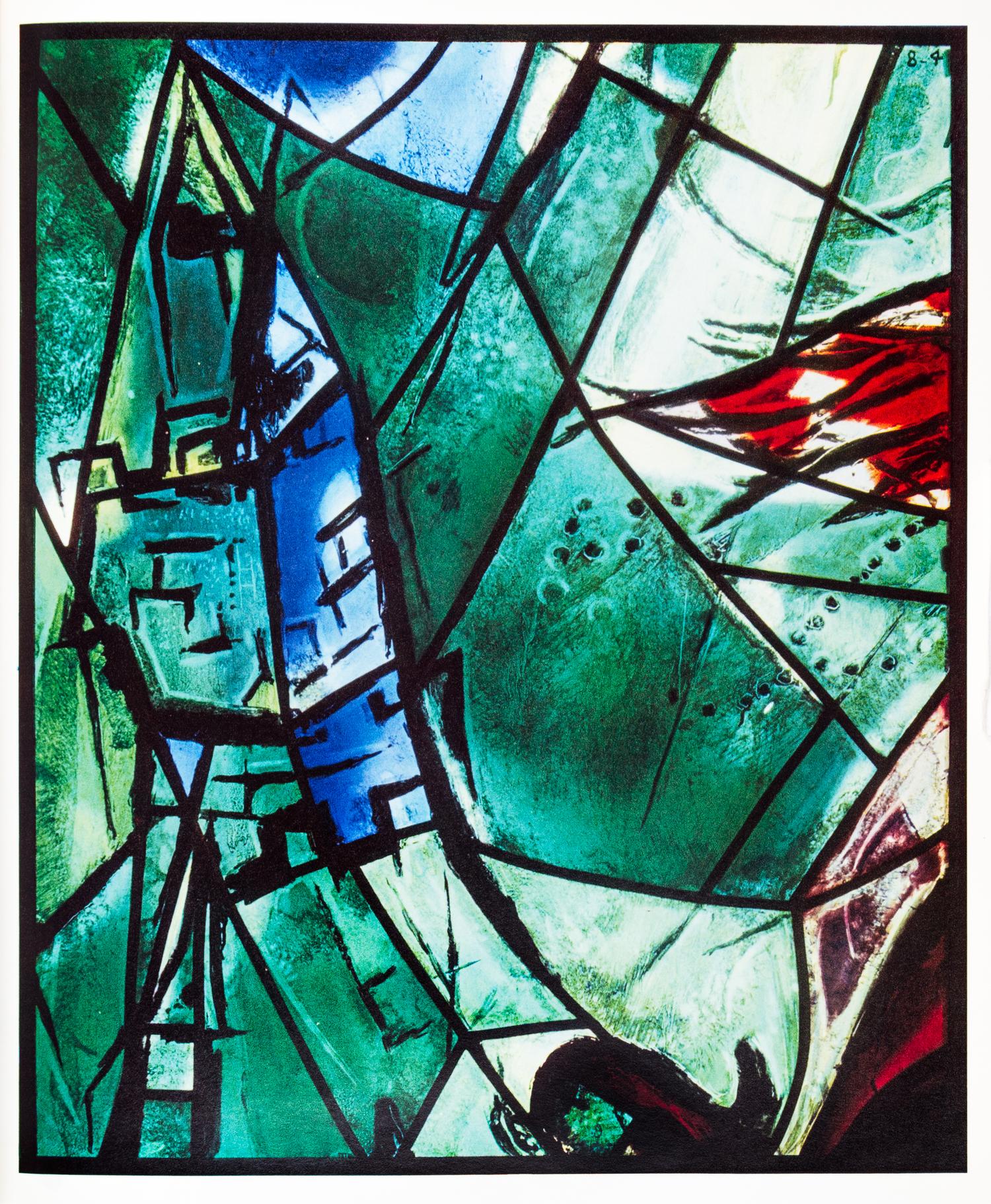 (CHAGALL, MARC) LEYMARIE, JOHN. The Jerusalem Windows. New York; Monte Carlo, (1962).
