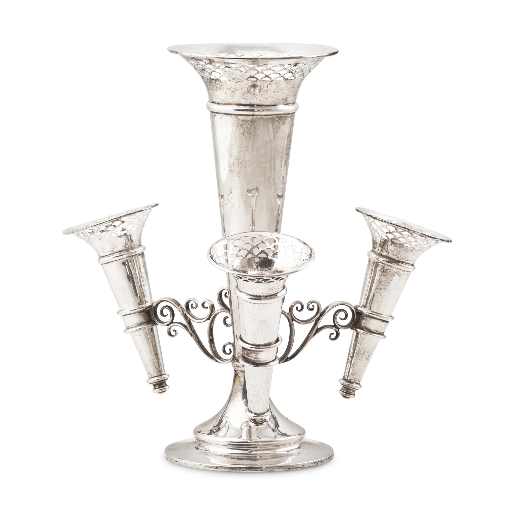 An English Silver Epergne