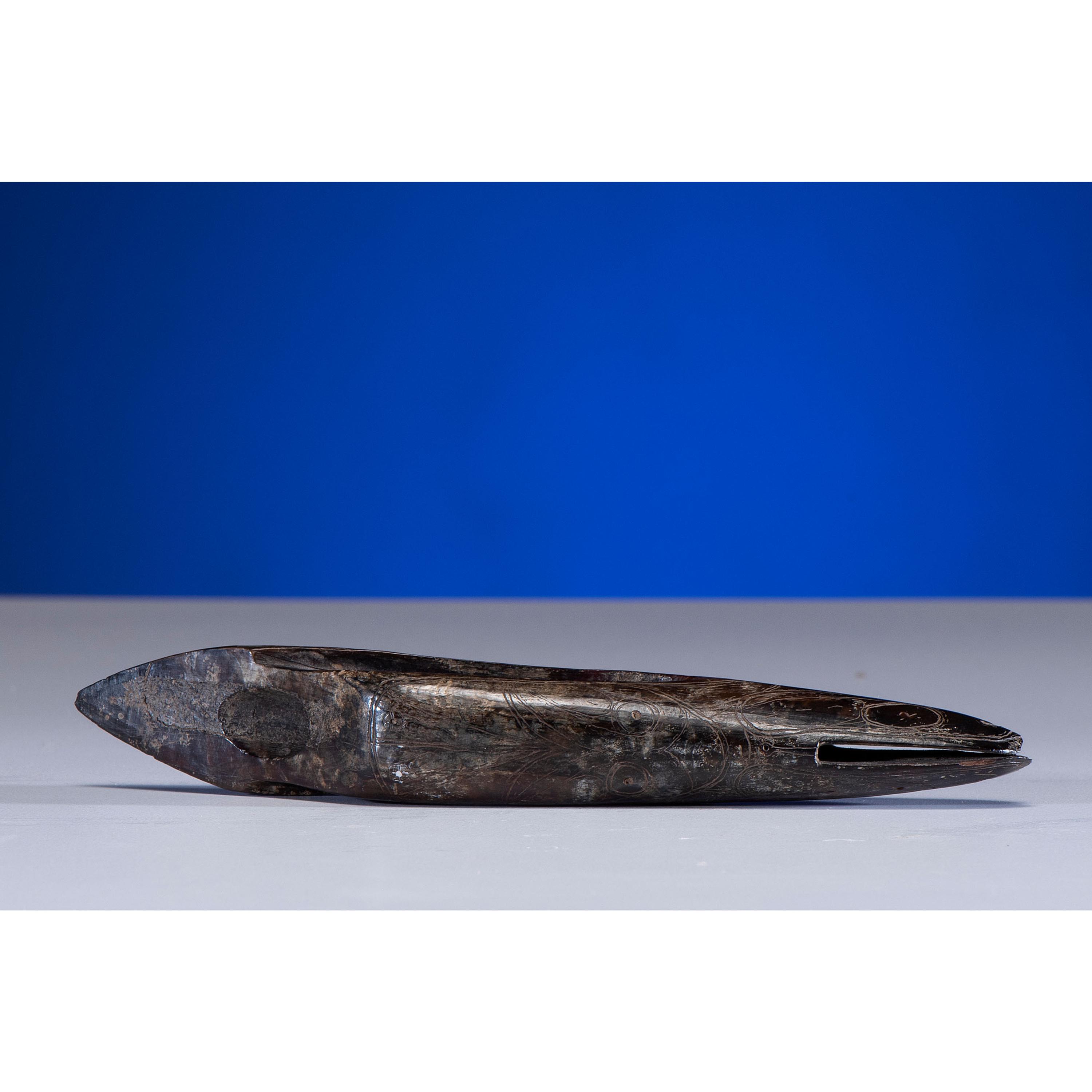 Old Bering Sea Culture Fossilized Walrus Ivory Harpoon Socket